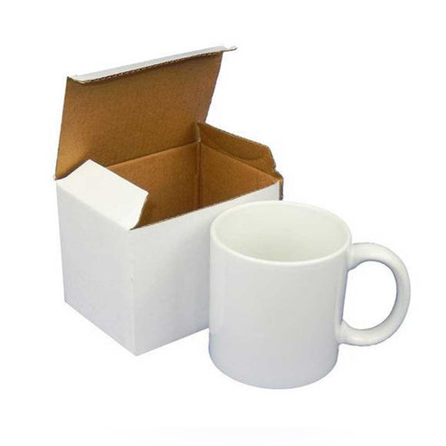 GPPM250 | White Plain Ceramic Mug - 250 ml