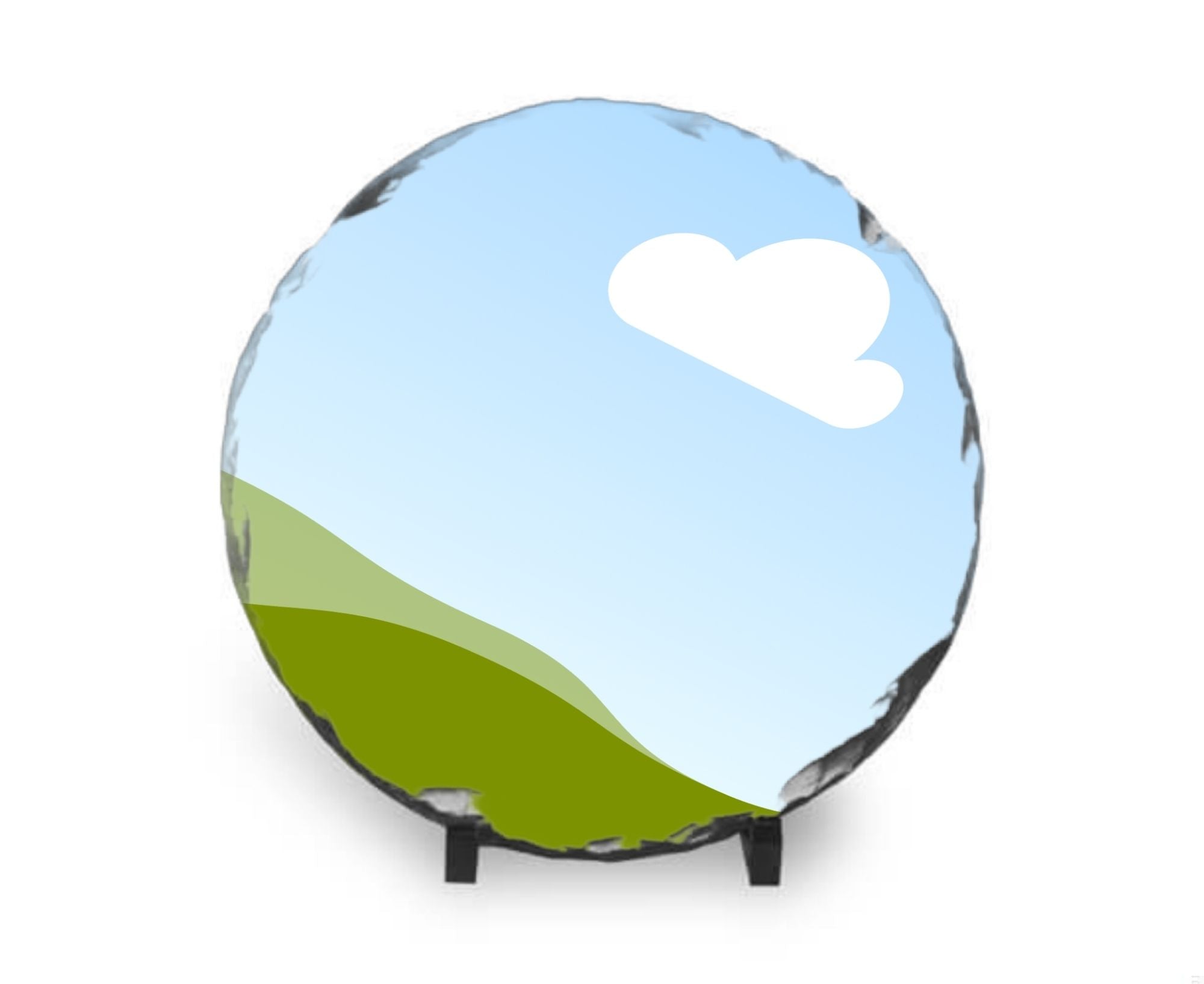 GPGB20 | Round Granite Block - 20 cm 20 cm